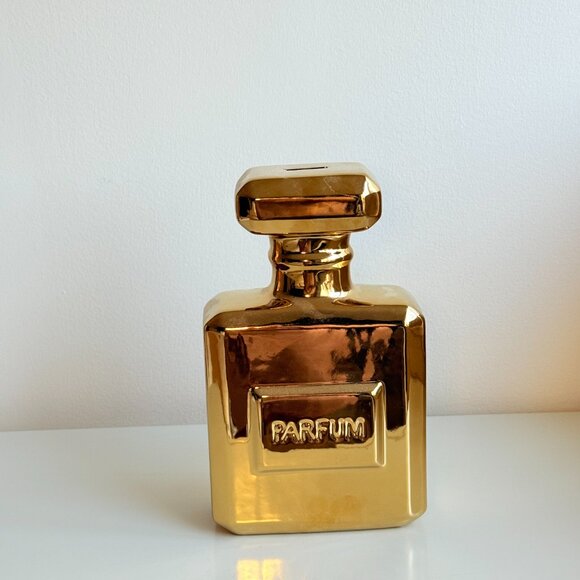 Z Gallerie Gold Coin Bank Accent - Picture 5 of 5